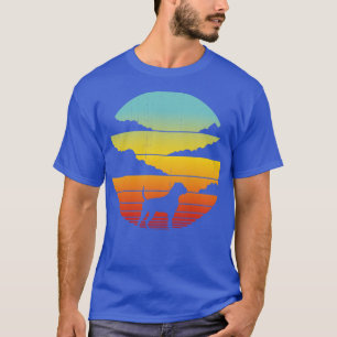 American Bulldog Retro Vintage Sunset 60s 70s for T-Shirt