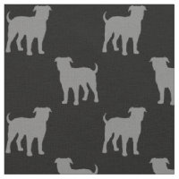 American Bulldog Silhouettes Pattern