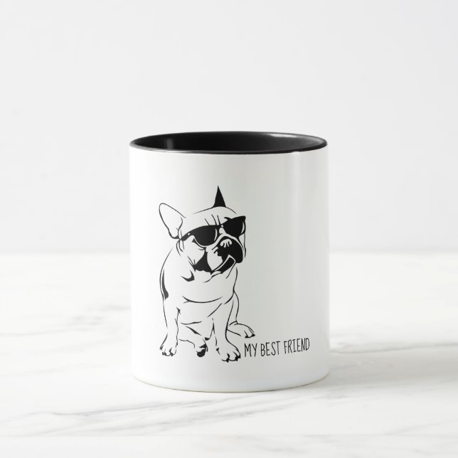 AMERICAN BULLDOG SKETCH MUG (Center)