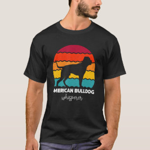 American Bulldog Whisperer Retro Vintage T-Shirt