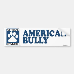 American Bully Blue Bumper Sticker