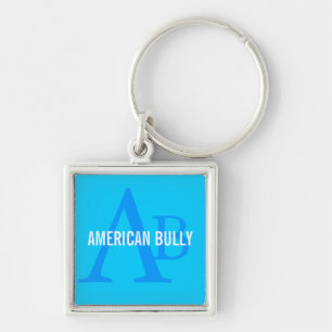 American Bully Breed Monogram Key Ring