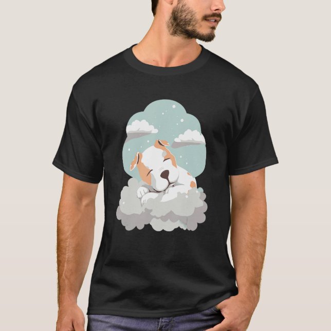 American Bully Cuddle Shirt Clouds Dream (Front)
