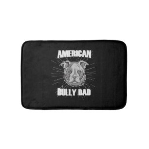 American Bully Dad Bath Mat