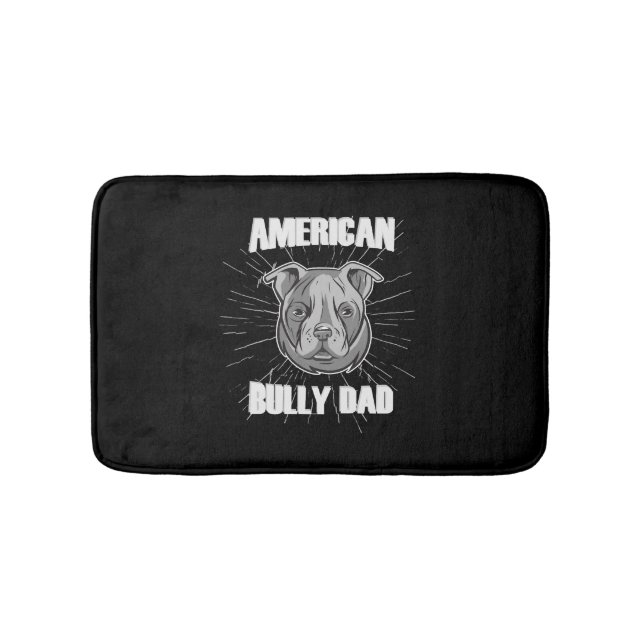 American Bully Dad Bath Mat (Front)