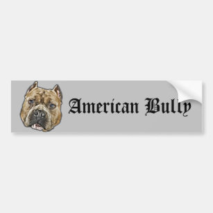 American Bully Dog bumper sticker