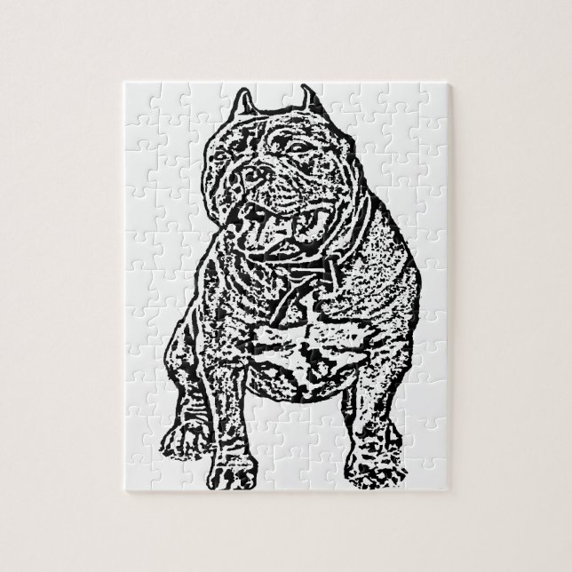 American Bully Dog Jigsaw Puzzle (Vertical)