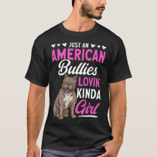 American Bully Dog Mom XL American Bully T-Shirt