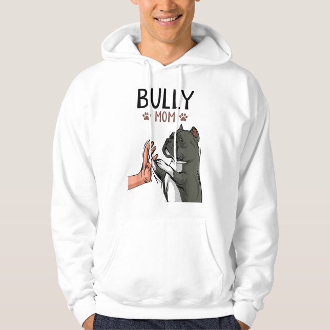 American Bully Mum Cute Dog Hoodie (Front)