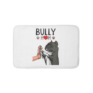 American Bully Mum Cute Dog Mama Funny Women Bath Mat