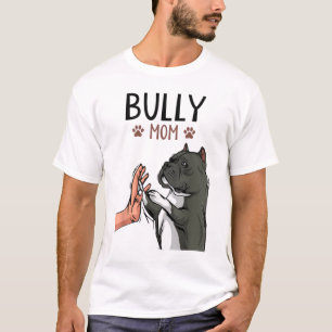 American Bully Mum Cute Dog Mama Funny Women T-Shirt
