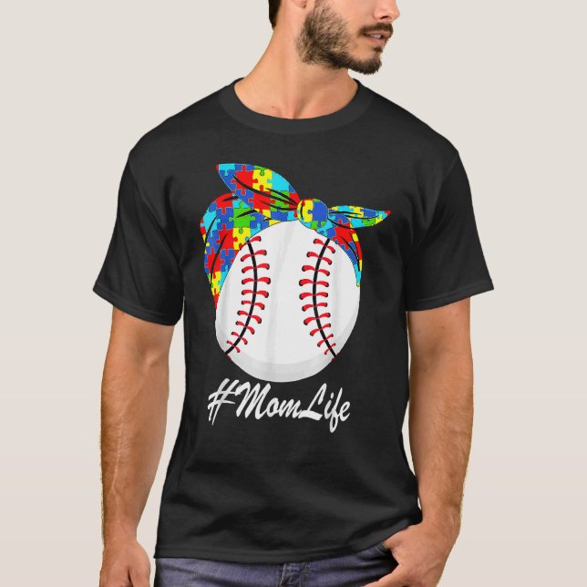 American Bully Mum Messy Bun Hair Glasses Bully Ma T-Shirt (Front)