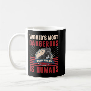 American Bully Pitbull Humans Dangerous Breed T-Sh Coffee Mug