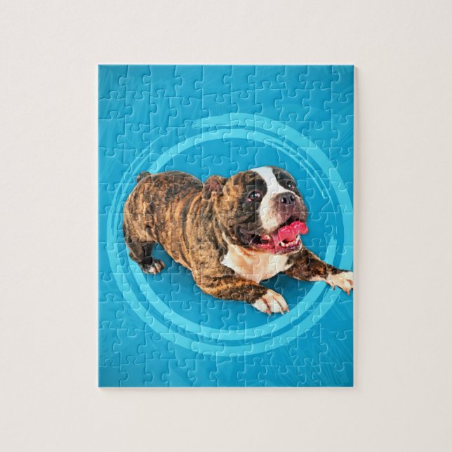 American Bully Puppy Jigsaw Puzzle (Vertical)