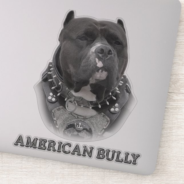 American Bully Sticker (Detail)