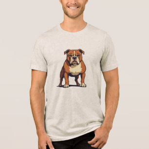 American Bully Strong and Loyal Vintage Tri-Blend Shirt
