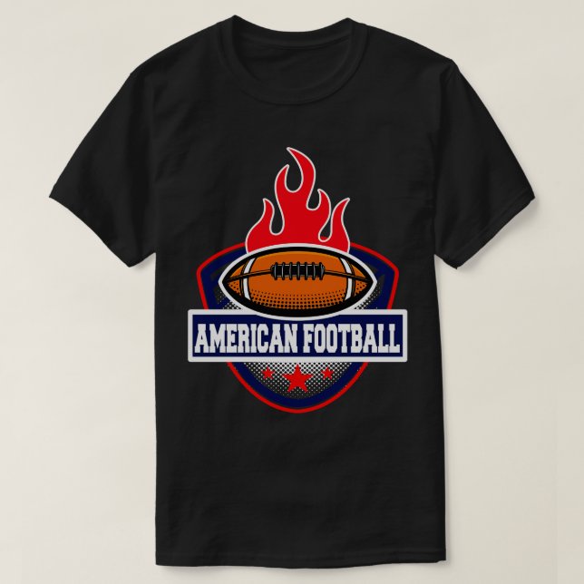 American  Burn For The Game T-Shirt (Design Front)