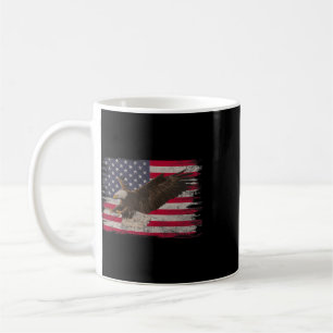 American Byld Eagle 4th Of July Us Flag Patriotic Coffee Mug