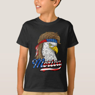 American Byld Eagle Usa Flag 4th Of July Eagle Usa T-Shirt