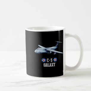 American C-5 Galaxy Military Transrt Aircraft Coffee Mug