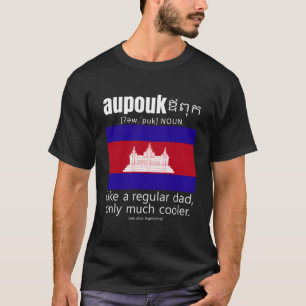 American Cambodian Patriot Flag Fathers Day Cambod T-Shirt