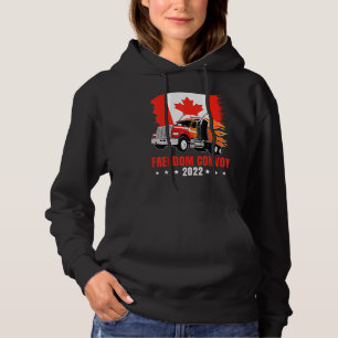 American Canada Flag Freedom Convoy 2022 Support T Hoodie
