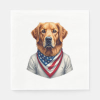 American Canine Golden Retriever Vintage Tee