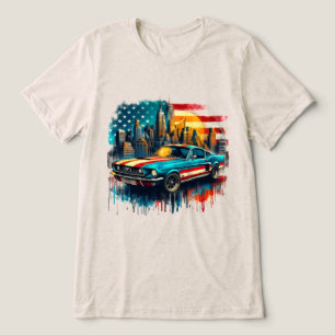 American car Tri-Blend shirt