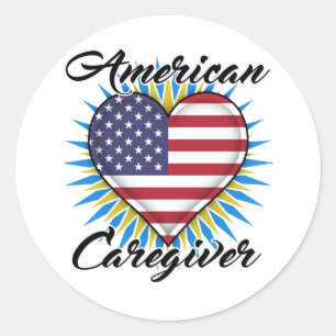 American Caregiver stickers