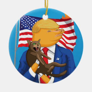 American Catastrophe Ceramic Tree Decoration