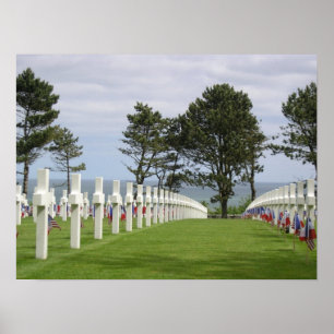 American Cemetery at Normandy Poster