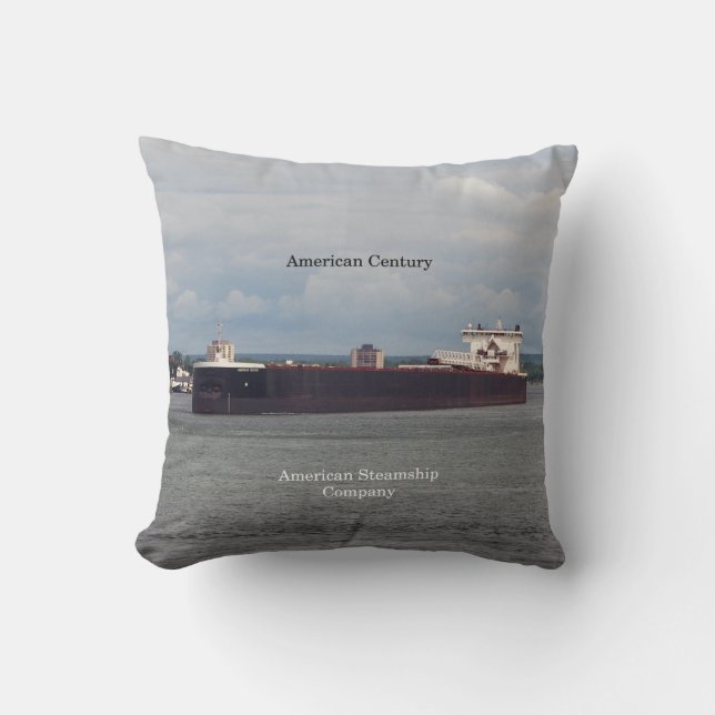 American Century square pillow (Front)