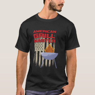 American Chef Grill Master United States Of Americ T-Shirt