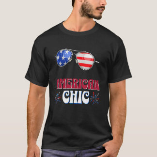 American Chic American Chick Fourth of July T-Shirt