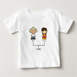 American/Chinese Baby Family Tee