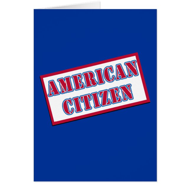 American Citizen (Front)