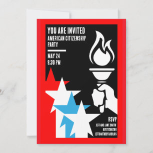 American Citizenship Gifts Invitation