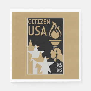 American Citizenship Gifts Napkin