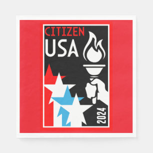 American Citizenship Gifts Napkin