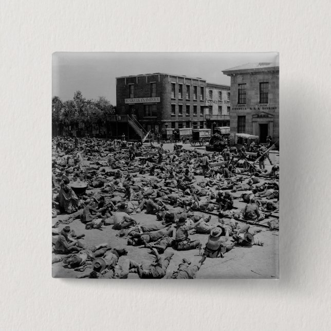 American Civil War 15 Cm Square Badge (Front)