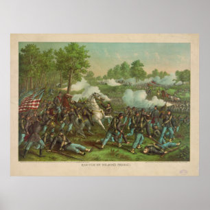 American Civil War Battle of Wilson's Creek 1861 Poster