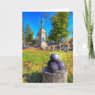 American Civil War Cannon Balls Card