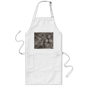 American Civil War Cannon Balls Vintage Long Apron
