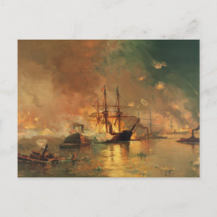 American Civil War Capture of New Orleans Postcard