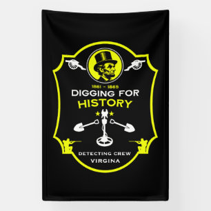 American Civil War Metal Detecting Club  Banner