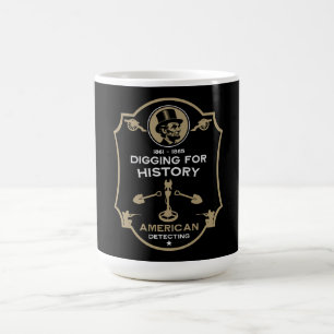 American Civil War Metal Detecting Coffee Mug