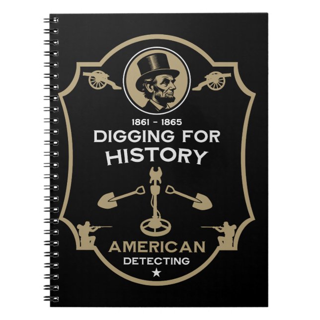 American Civil War Metal Detecting Notebook (Front)