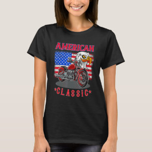 American Classic Bike Motorcycle Showing Your Prid T-Shirt
