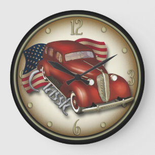 American Classic Car Wall Clock