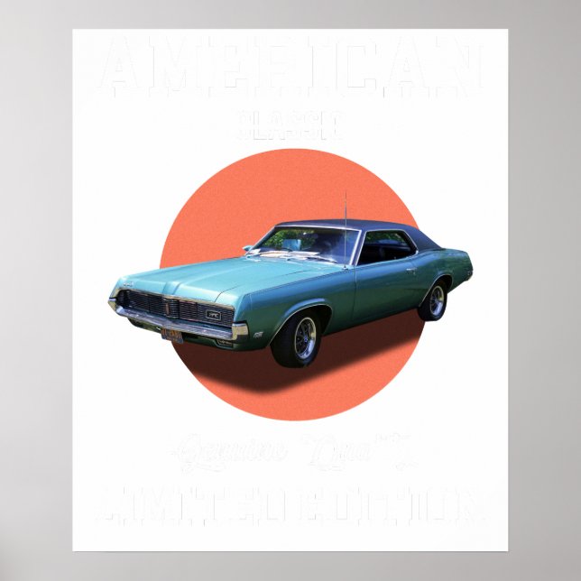 american classic genuine quality limited edition M Poster (Front)